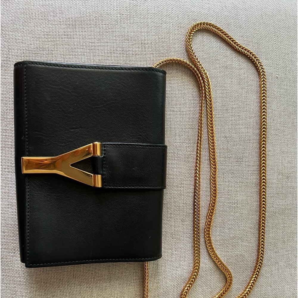 Saint Laurent Clutch/Shoulder bag.  Special Occasion Y Ligne 100 % authentic